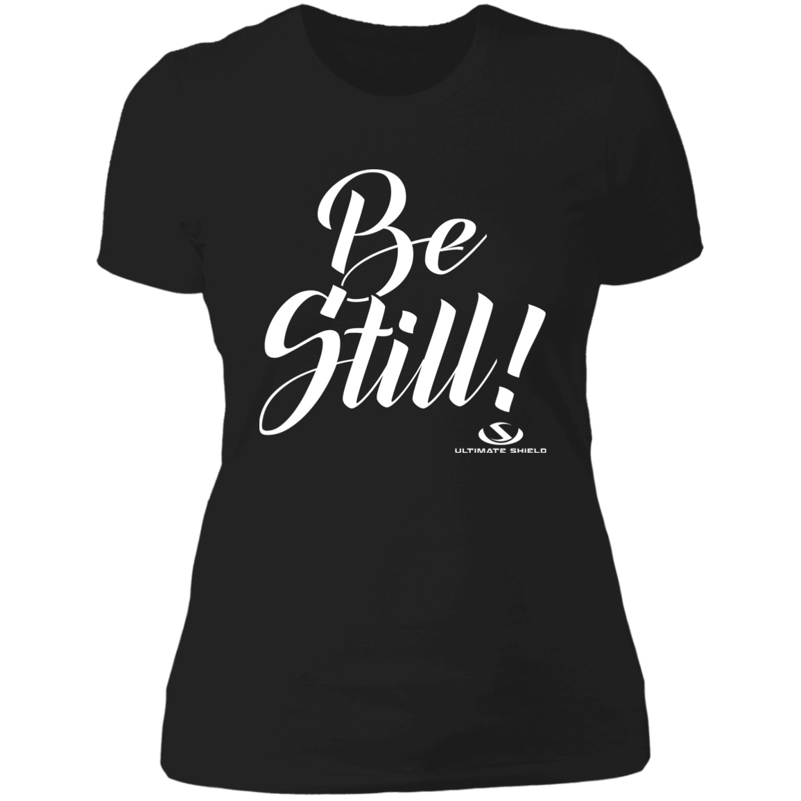 BE STILL Ladies' Boyfriend T-Shirt