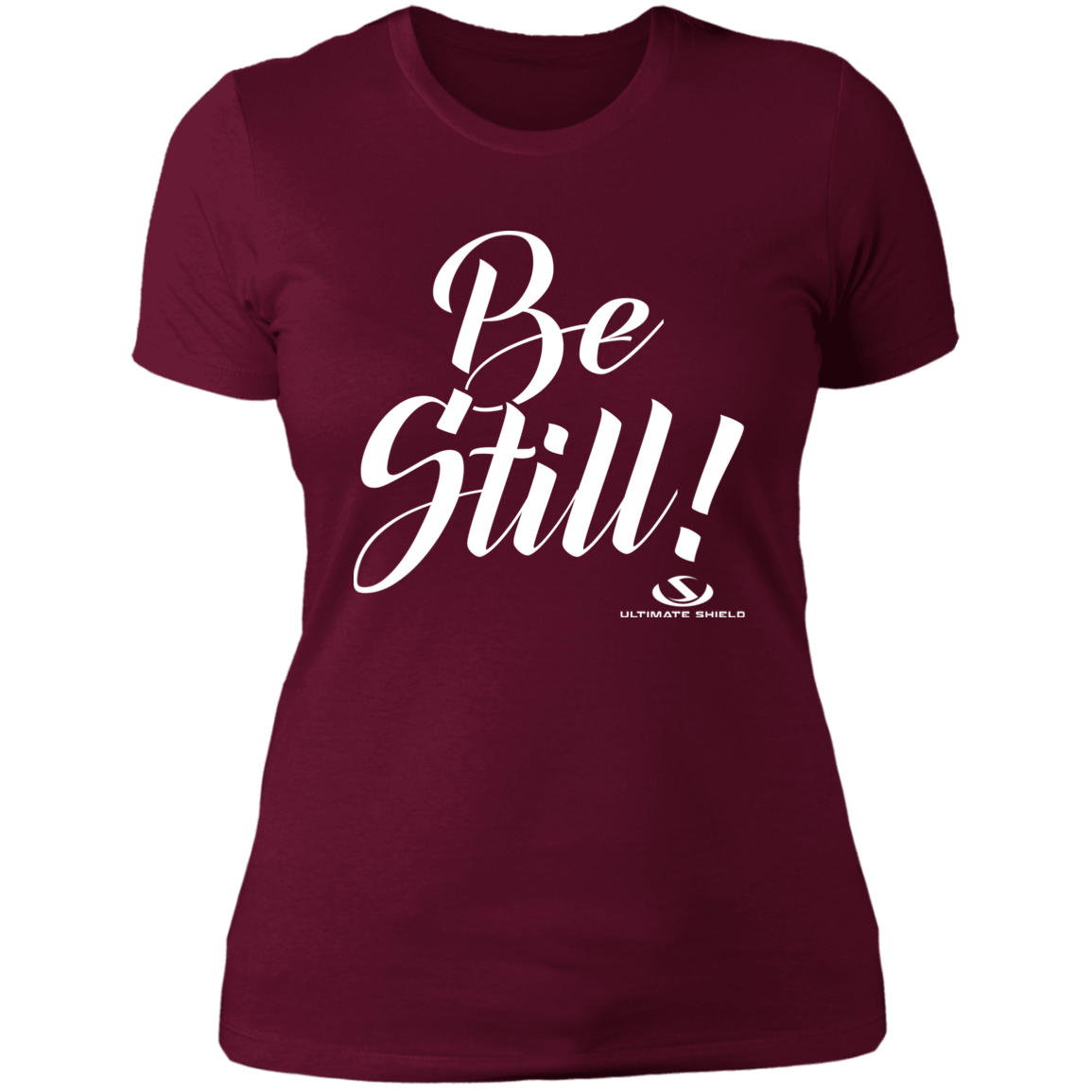 BE STILL Ladies' Boyfriend T-Shirt